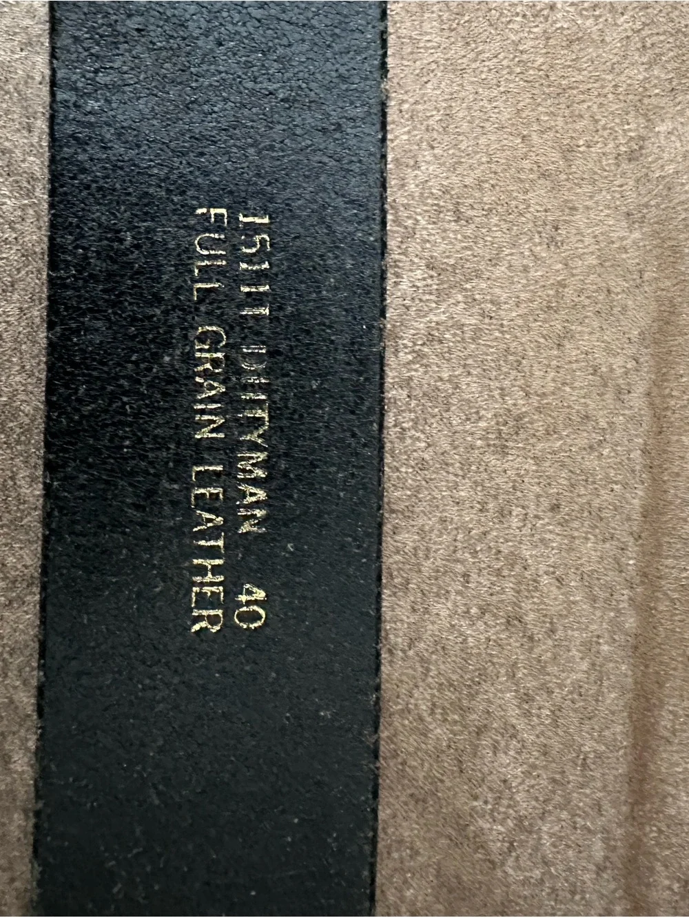 One Brown and Two Black Leather Men's Belts - Classic Dress Belts—Size 40/100